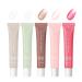 5Pcs Summer Special Lip Butter Balm Set-Shea Butter & Avocado Oil Formula Long-lasting Hydrating Non-Sticky Lip Gloss Soften Dry and Lip Care (5 PCS) 5Color
