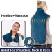 Buy Heating Cushion & Blanket - Winter Warm Electric Scarf with 4 Massage Settings & Fast Heating for Neck and Shoulder Relief - Buy Online on GoSupps.com