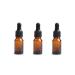 3PCS 5ml Attar Bottle Empty Glass Essence Oil Bottle with Glass Dropper Suitable for Aromatherapy Essential Oils (5ML)