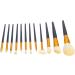 Makeup Brush Set 12 Pieces Brushes Makeup Brush Set Soft Bristle Dense Bristle Professional with Holder for Makeup Beginner for Beauty Salon - Buy Online on GoSupps.com