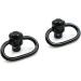 Sling Swivels Mount QD Clips - 1.25 Quick-Release Belt Bracket Swivels (4-Pack Black) | International Shipping - Buy Online on GoSupps.com