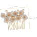 FRCOLOR Flower Comb Bridal Floral Hair Clip Crystal Hair Clips Chinese Hanfu Barrettes Hair Flowers Bridal Hair Accesorios Para Wedding Hair Clips Prom Headpiece Beach Bride Alloy Wig Girl - Buy Online on GoSupps.com