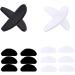 Harayaa Slide-Resistant D-Shaped Nose Pads for Glasses - Comfortable Long-Lasting Soft Pillow Design in Black - Buy Online on GoSupps.com