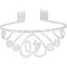 40th Birthday Tiara Rhinestone Crown with Hair Comb 40th Happy Birthday Crown Birthday Party Decorations for Women Girls Crown Silver - Buy Online on GoSupps.com