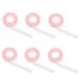 DOITOOL 30 Rolls Grafting Eyelash Tape Non-woven Fabric Make up Mascara 5.2X5.2X1.25CMx5pcs Pinkx5pcs