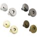 Magnetic Button Clasps 40 Sets (18mm, 4 Colors) for Sewing Craft Purses Bags Clothes Leather - Buy Online on GoSupps.com