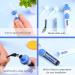Smart Spiral Earwax Removal Kit for Kids and Adults - Blue-White - Buy Online on GoSupps.com