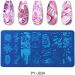 Marble Stamping Stencil PY-J34 - Abstract Nail Art Stamp Plate for Stunning Nail Designs | International Shipping - Buy Online on GoSupps.com