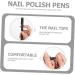 FRCOLOR Nail Pen barniz de gel para u as nail tools gel nail polish gel nail tool nail drawing pen nail art tips builder pen Manicure Art Painting Pens Manicure Drawing Tool Manicure Pen 14X1X1CM Black - Buy Online on GoSupps.com