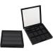 Healeved 2 Pcs 12 Empty Eyeshadow Dish Blush Palette Eyeshadow Palette Travel Eyeshadow Empty Eye Shadow Case 1 count (Pack of 1) Blackx2pcs - Buy Online on GoSupps.com