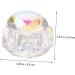 Housoutil Crystal Glass Nail Dish Glass Crystal Nailart Cup Glass Crystal Cup for Terrarium Dappen Dishes for Acrylic Women Nail Cup Glass Dishes Modeling Women's Penholder - Buy Online on GoSupps.com