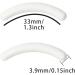 Silicone Eyelash Curler Refill Pads - 24 White Replacement Pads for Universal Curler - Buy Online on GoSupps.com