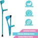 A Pair Foldable Forearm Crutches(Pink/Blue) Height Adjustable Crutches(93-115cm) Aluminum Lightweight Crutches Suitable Height 4'7 -6' (Color : Pink Size : Pair) Independence Blu Single - Buy Online on GoSupps.com