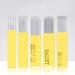 100 pcs Yellow 9 15 17 19 21 Double Flat Shading Blades Permanent Makeup Eyebrow Microblading Needle For Ombre brows Powder Brows (100pcs 19 flat)