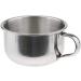 KANGIRU 8cm Metal Barber Shine Beard Soap Dish - Durable Stainless Steel Shaving Bowl for Men | Premium Shaving Mug & Brush Holder - Buy Online on GoSupps.com