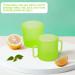 MORLIKE LIVING 100% Silicone Baby Cups - 2 Pack Green | Infant First Stage Training | Easy Grip Handle | 6 Months - Buy Online on GoSupps.com