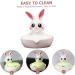 Ciieeo 4pcs Ceramic Soap Dish Desk Cup Holder Jewelry Trays Soap Rack Jewelry Stand Soap Holder Keychain Holder Bathroom Accessory Rabbit Miss White Ceramics Portable Household Products - Buy Online on GoSupps.com
