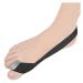 Valgus Bunion Corrector Single Elastic Valgus Corrector Belt Silicone Toe Separators Sleeve for Bunion Overlapping Toes Black (S) (Size : L)