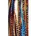 Grizzly Extensions Clip-In Feather Extensions - Natural & Turquoise for Blonde Hair | Premium Quality Hair Accessories - Buy Online on GoSupps.com