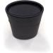 Empty Cardboard Deodorant Containers 75g (2.5 oz) - Oval Shape - Push-Up Style (6-Pack Black) 6-Pack Black - Buy Online on GoSupps.com
