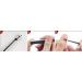 Stainless Steel Finger Cuticle Cleaner Fork Pusher - Professional Manicure Pedicure Tool for Dead Skin Removal and Callus Removal - Buy Online on GoSupps.com
