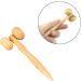 Wooden Hand Massager & Muscle Roller Stick | Anti-Aging Face Lifting Tool | Natural Bamboo Massage Tab - Buy Online on GoSupps.com