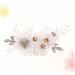 minkissy Pearl Side Hair Comb Wedding Headwear Floral Hair Accessories Metal Hair Comb Metal Hair Barrettes Pearl Hair Comb Rhinestone Barrettes Cloth Flowers European and American Bride - Buy Online on GoSupps.com