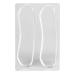 Silicone-brilling pillow-2stk * 8 adhesive gel-dersenshoner to prevent bubbles and cuts heel cushion Grips-Liner shoe filler improved shoe seat and comfort