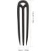 minkissy Ebony 3 Prong Hair Fork - U Shaped Hair Sticks Vintage Hairpin Hair Forks for Long Hair Wood Hair Clips Wood Hair Forks for Women Girls - Buy Online on GoSupps.com