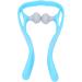Verdant Touch Roller Neck Massage Tool | Manual Trigger Point Massager for Neck & Shoulders - Blue - Buy Online on GoSupps.com