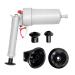 Toilets Bathroom Kitchen Cleaner Kit Toilet Dredge Plug Air Pump Blockage Remover Drain Cleaner Sewer Sink Plunger (Color : OneColor)