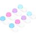 NATUDECO 12-Part Portable Contact Lens Container Kit - Colorful & Large for Travel & Outdoor Activities - Buy Online on GoSupps.com