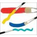 Pro Stroke Powercryl Artist Paintbrush - 1/8 inch Bright Brush for Acrylic, Watercolor, Gouache and Oil Paints - Buy Online on GoSupps.com