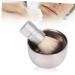 Minkissy 2x Soap Tools for Men - Mustache & Beard Care Set with Metal Shaving Bowl Cleaning Brush & Nylon Tools - International Shipping Available - Buy Online on GoSupps.com