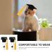 Beavorty Elastic Doctor Cap & Graduation Cap Set for Dogs Perfect Pet Cosplay Hats 5.5x3.5cm Yellow | Shop Internationally - Buy Online on GoSupps.com