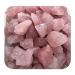 500g Natural Crystal raw Material Rough Rose Quartz Pink Quartz Stone Obelisk