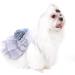 Elegant Gray Sequin Dog Dress - Small Pet Tutu Costume for Weddings & Special Occasions - Buy Online on GoSupps.com