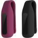 Buy kwmobile Clip Holder for Fitbit Luxe - Silicone Fitness Tracker Holder in Black Bordeaux | International Shipping Available - Buy Online on GoSupps.com