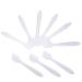 Senkary 200 Pack Disposable Makeup Spatulas Plastic Cosmetic Spatula 3.2 Inch Frosted Facial Cream Mask Spatula (Translucent)