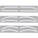 Silicone Disposable Eyebrow Stencil Kit for Microblading - Hygienic & Easy to Use - Buy Online on GoSupps.com