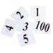 Juvale Race Bibs - 1-100 Competitor Running Bib Numbers for Marathon Races - Buy Online on GoSupps.com