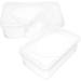 Hoement Wet Wipes Holder - Transparent Disposable Plastic Box for Baby Cloths (8 Pieces) | Baby Accessories Organizer | Portable & Convenient 19.5x12.5x7.5cm - Buy Online on GoSupps.com