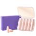 Sleep Earplugs - Memory Foam for Ultimate Comfort Reusable Soft Silicone Designed for Sleep and Reduced Distraction Zero Noise Experience(Pink 4pcs+Organizer)