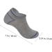 Inner Height Socks - Height Increase Insoles & Gel Pads for Comfort | Light Grey Pure Cotton Shoe Inserts - Buy Online on GoSupps.com