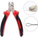 Croch Clamp Sleeves Set - 300 Fishing Pliers Crimp Sleeves in 7 Sizes | Durable Red Fishing Accessories - Buy Online on GoSupps.com