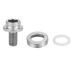 M8*15mm Titanium Crank Bolt Bottom Bracket BB Axle Screws Kit + Dust Cap & Nylon Washer for Mountain Road Bike - Buy Online on GoSupps.com