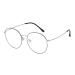 Reading glasses anti-blue with spring hinges stylish design unisex for older people with computers mobile phones television anti-fatigue comfortable glasses silver +1.75 +1.75 Silver