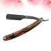 Beaupretty Vintage Straight Razor with Wooden Handle - Black Barber Steel Shaving Knife for Men | Home & Salon Use - Buy Online on GoSupps.com