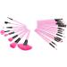 XLKJ 24 Pieces Makeup Brush Set - Premium Cosmetic Brushes with Bag (Pink) | Best International Shipping - Buy Online on GoSupps.com