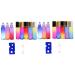 FRCOLOR 16 Pcs Roll 10ml Roller Bottles Roller Ball Bottles Amber Roller Bottles Amber Bottles Empty Refillable Roller Bottles Clear Bottles Essential Oil Roller Bottles Colored Bottles 8.2*2cmx2pcs As Shownx2pcs